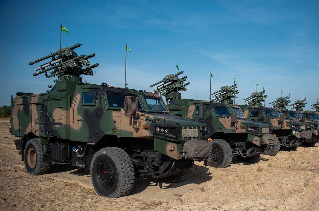 Armoured military vehicle